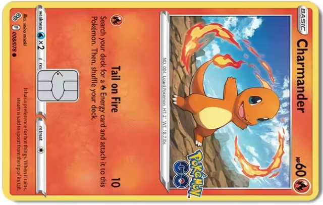 Charmander Poke Card - Card Skin/Cover