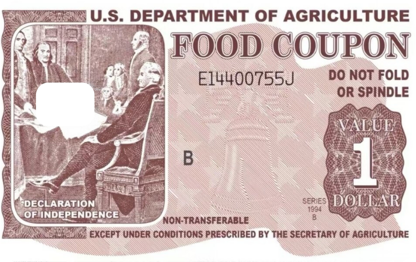 Food Coupon Card Skin