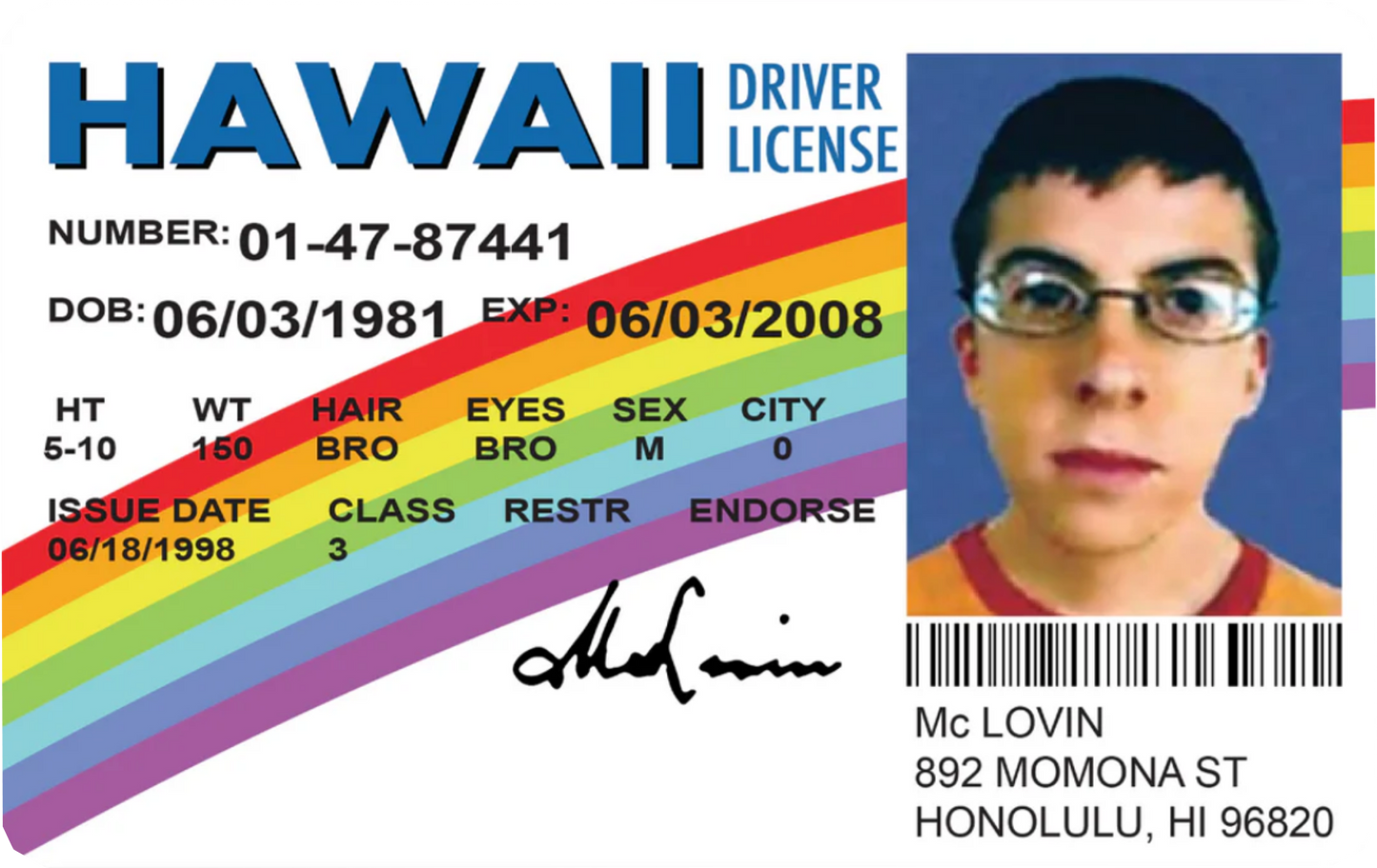 Mc Loving License Card Skin