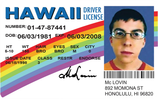 Mc Loving License Card Skin