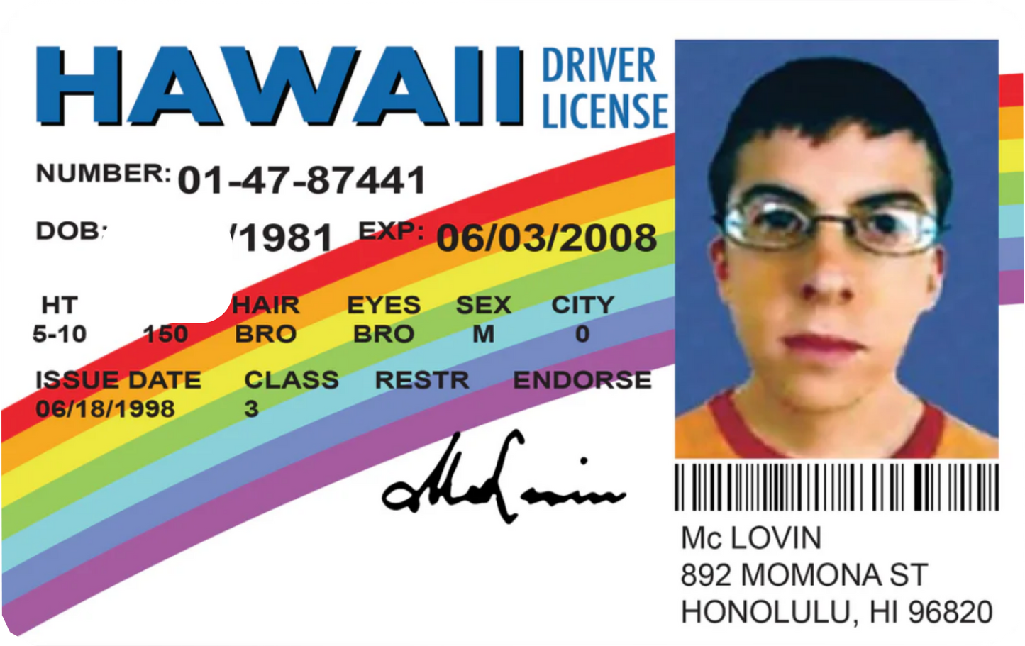 Mc Loving License Card Skin
