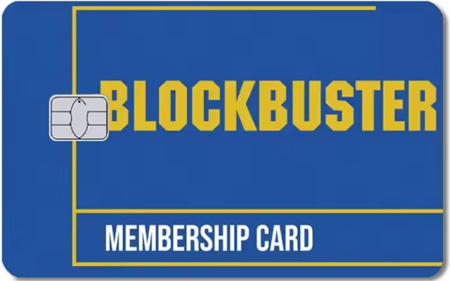 Blockbuster Card