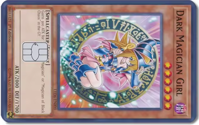 Dark Magician Girl Yu-Gi-Oh Card - Card Skin/Cover
