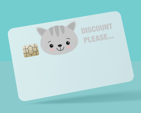 Discount Please Card Cover.