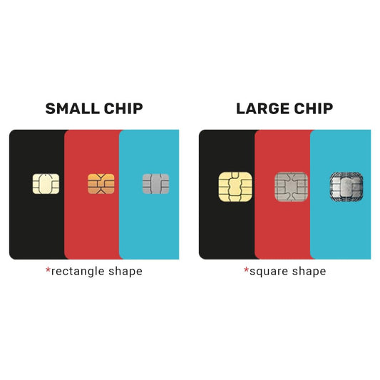 two credit cards with the same size and color