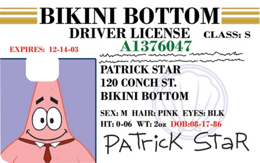 Bikini Bottom Card skin