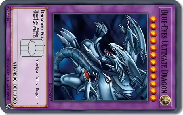 Blue Eyes Ultimate Dragon Yu-Gi-Oh - Card Skin/Cover