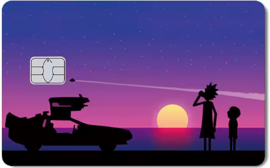 Rick and Morty Card Cover