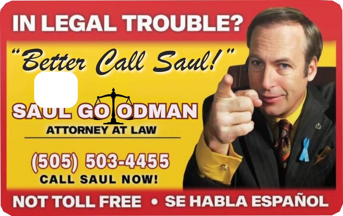 "Better Call Saul" Card Skin