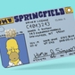 Simpson ID Card Cover