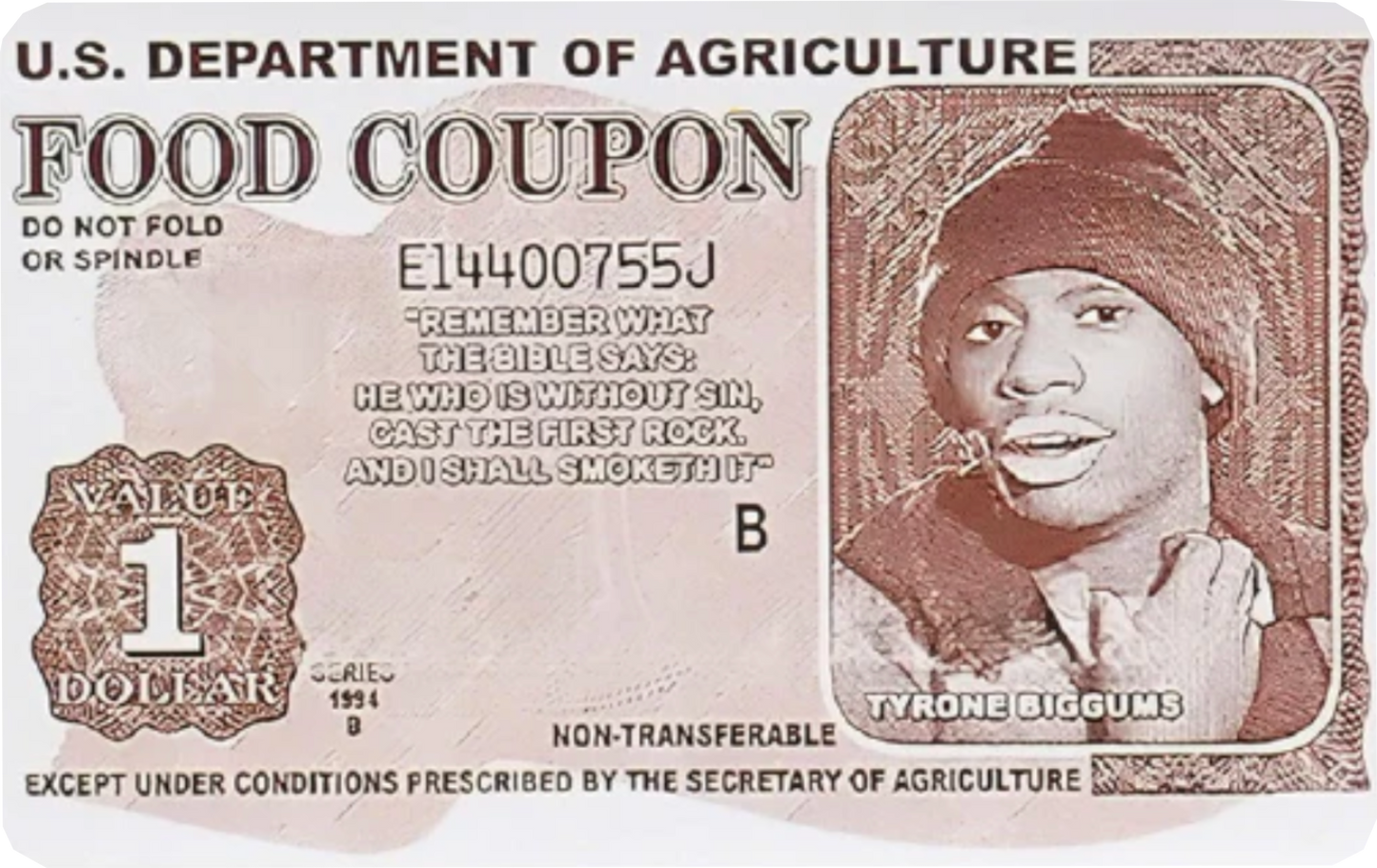 Tyrone Food Stamp Card Skin