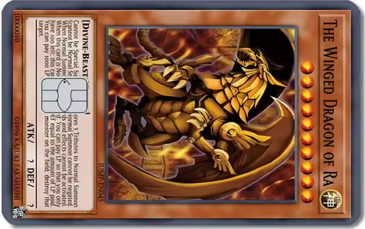 The Winged Dragon of Ra Yu-Gi-Oh Card- Card Skin/Cover