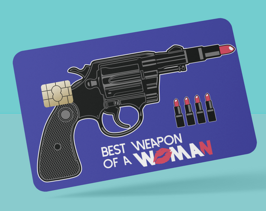 Best Weapon Of a Woman Card cover
