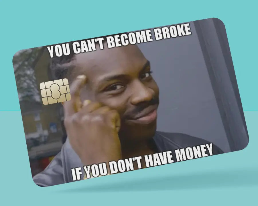 Can't Be Broke Card Cover.