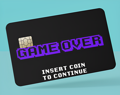 Game Over Insert Coint Card Cover.