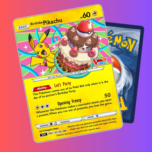 a pokemon trading card next to a pokemon trading card