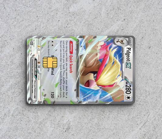 Pidgeot Pokemon Card - Card Skin/Cover StickersVault