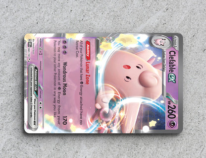 Clefable Pokemon Card - Card Skin/Cover StickersVault