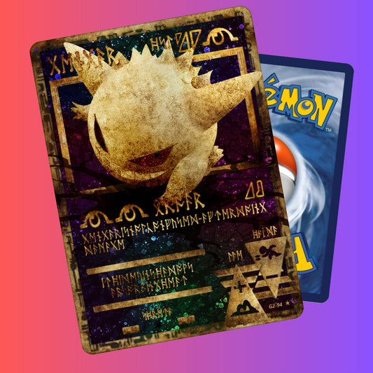 a close up of a pokemon trading card