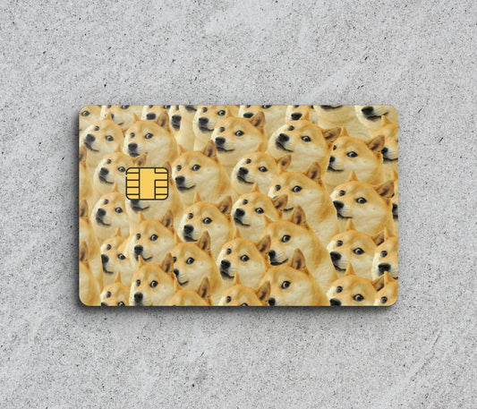Dogecoin Card Cover - Card Skin/Cover