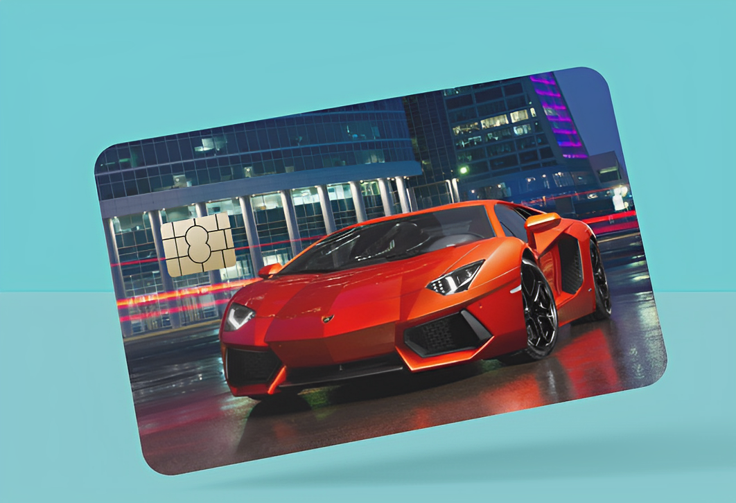 Lamborghini Card Cover StickersVault