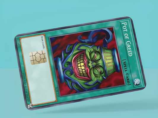 Yu Gi Oh Pot of Greed Card Cover