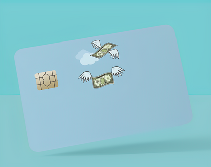 Money Flying Card Cover.