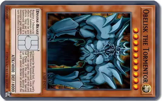 Yu Gi Oh Obelisk Card Cover
