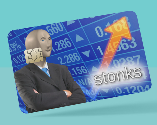 Stonks Card Cover